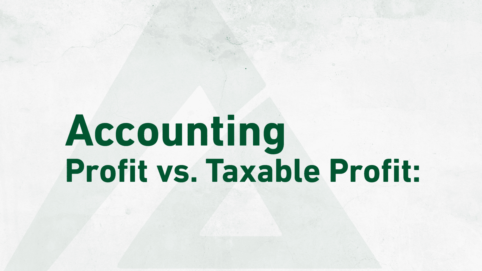What is the Difference Between Accounting Profit and Taxable Profit?